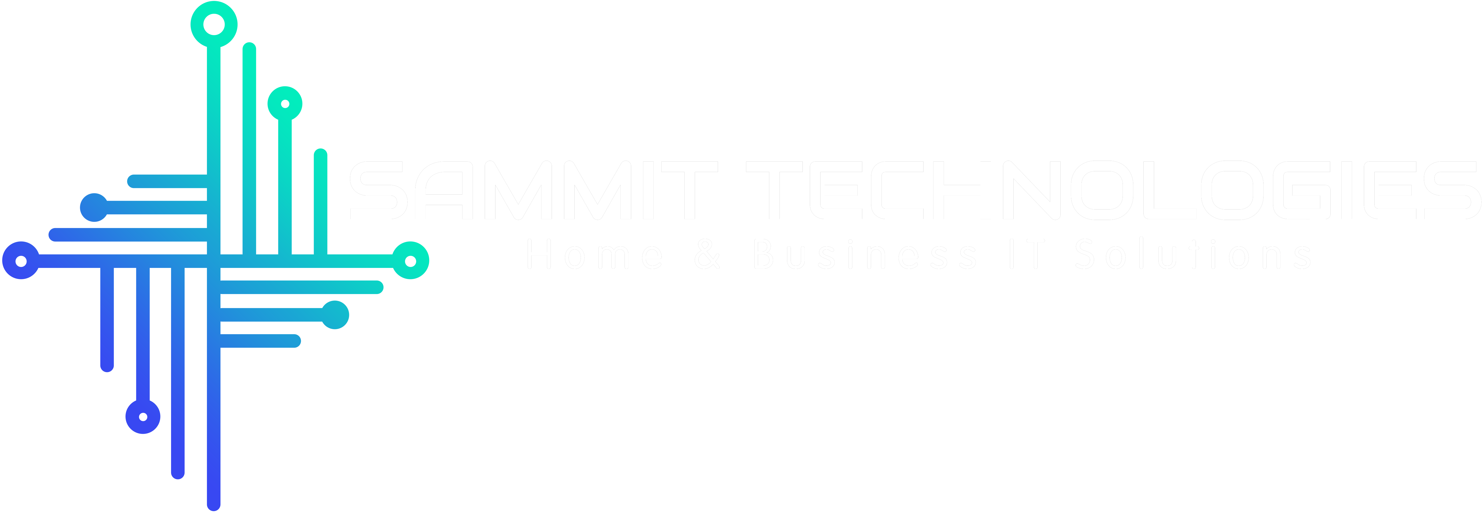 SAMMIT Logo Full White text